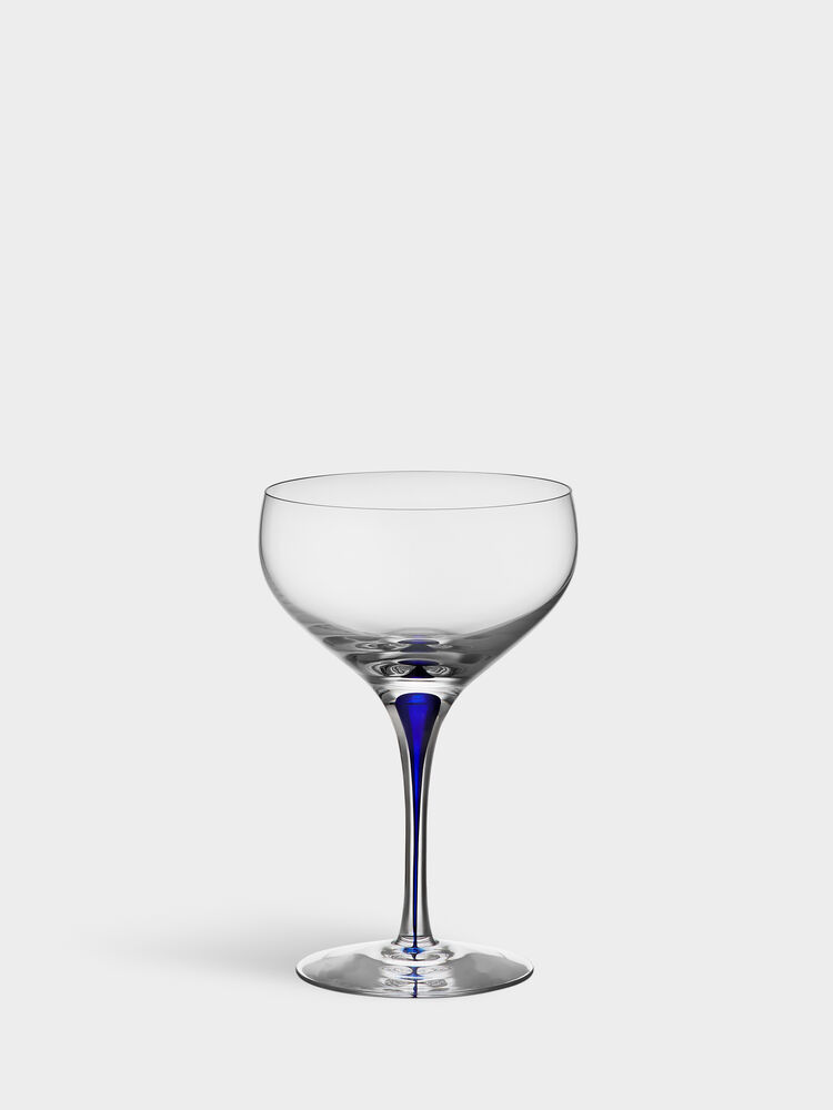 ORREFORS Intermezzo coupe blå